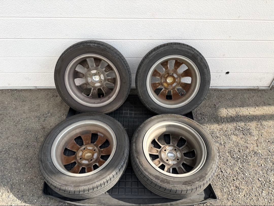 ララパーム14インチ　アルミホイールタイヤ付き4本セット