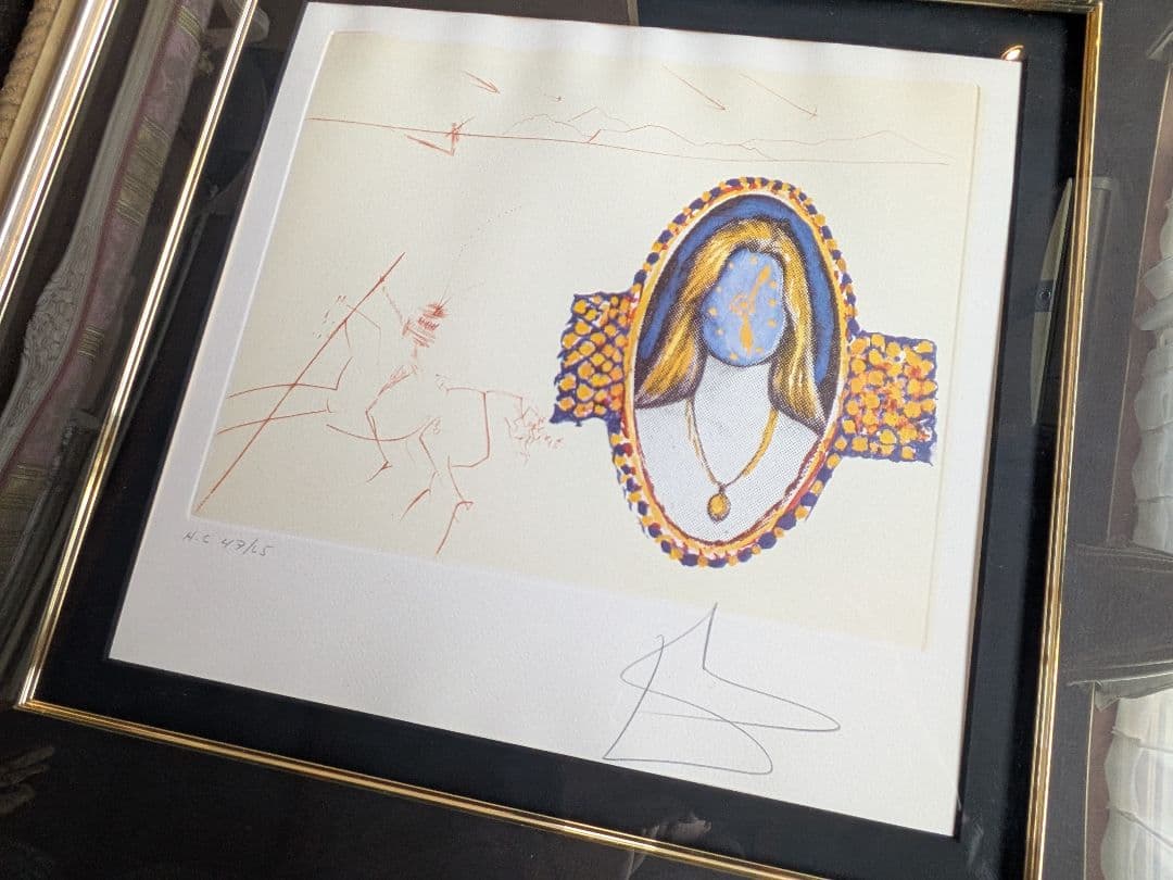 サルバドール・ダリ 人生の循環 ― 若さの活力 サイン　Dalí