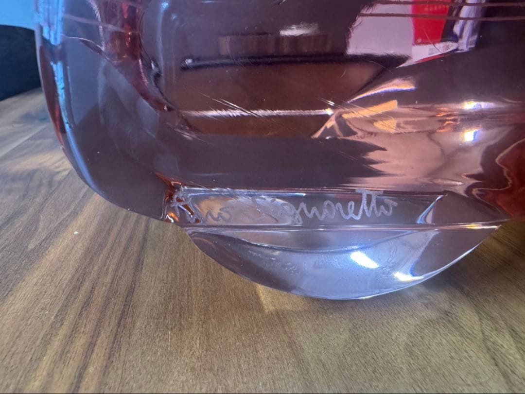 激レア Pino Signoretto ピノ・シニョレット　ガラス Murano