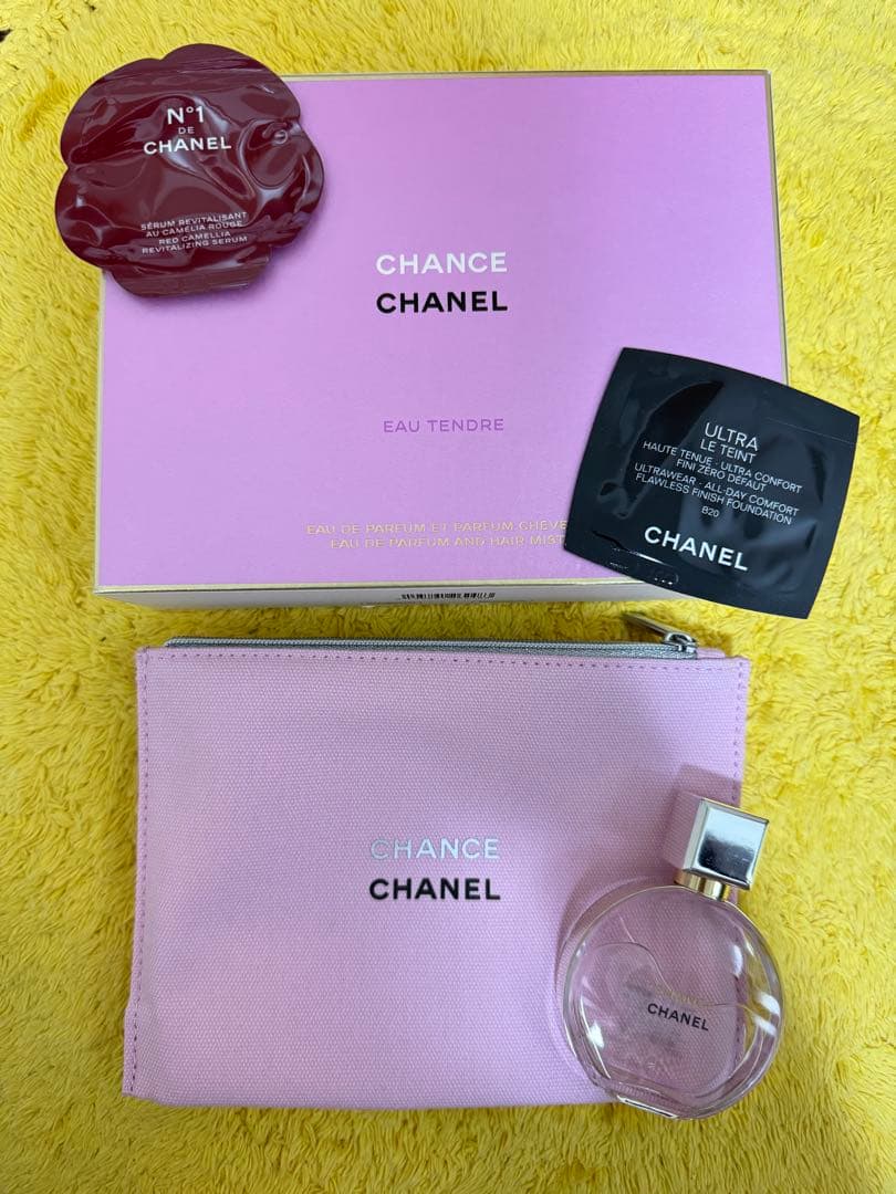 CHANEL CHANCE Eau Tendre 35ml サンプル ポーチ付き