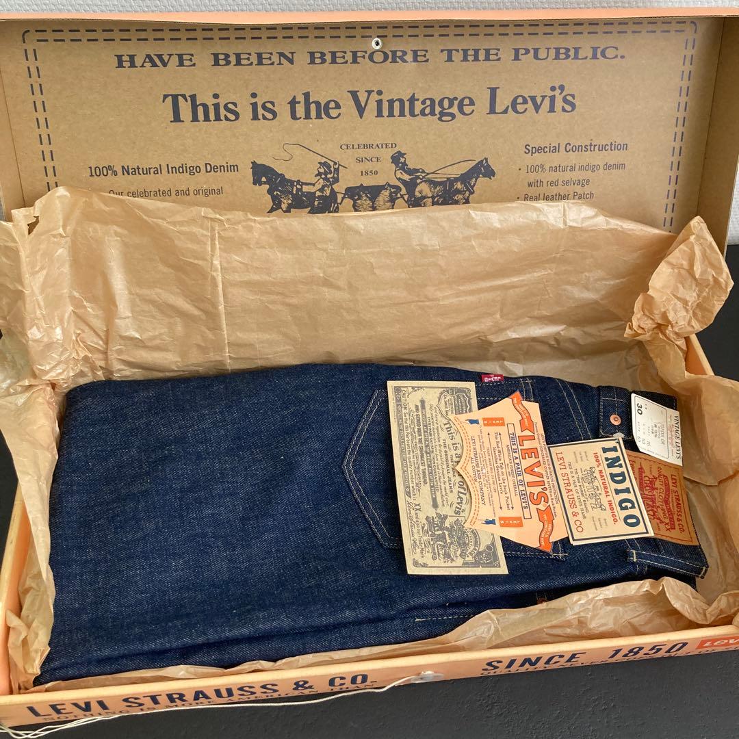ヴィンテージ LEVI'S 100%ナチュラルインディゴ 30