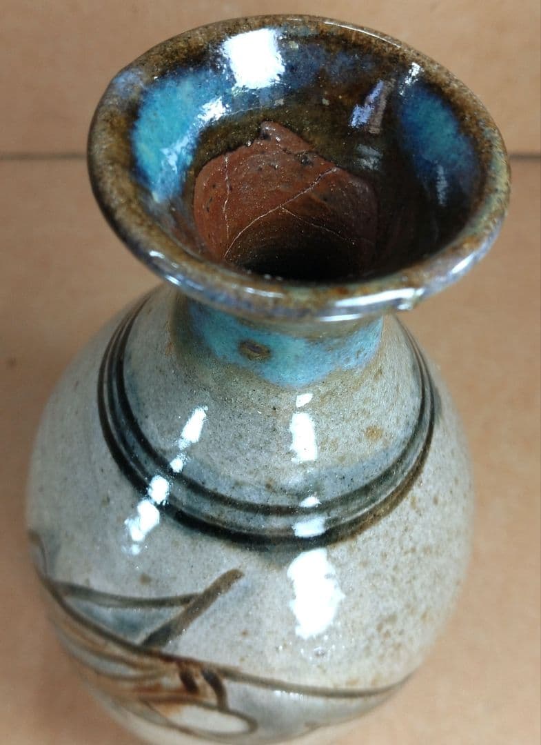 【本物保証】金城次郎「壷屋焼 徳利」「魚ぐい呑」2セット全共箱 栞1 人間国宝