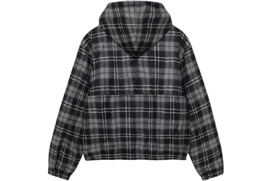 ジャケット・アウター STUSSY WORK JACKET WOOL PLAID