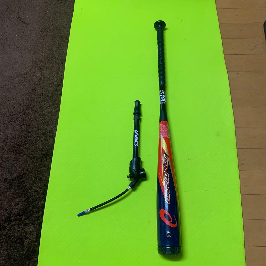 asics レガートゼロ 軟式バット エアポンプ付き