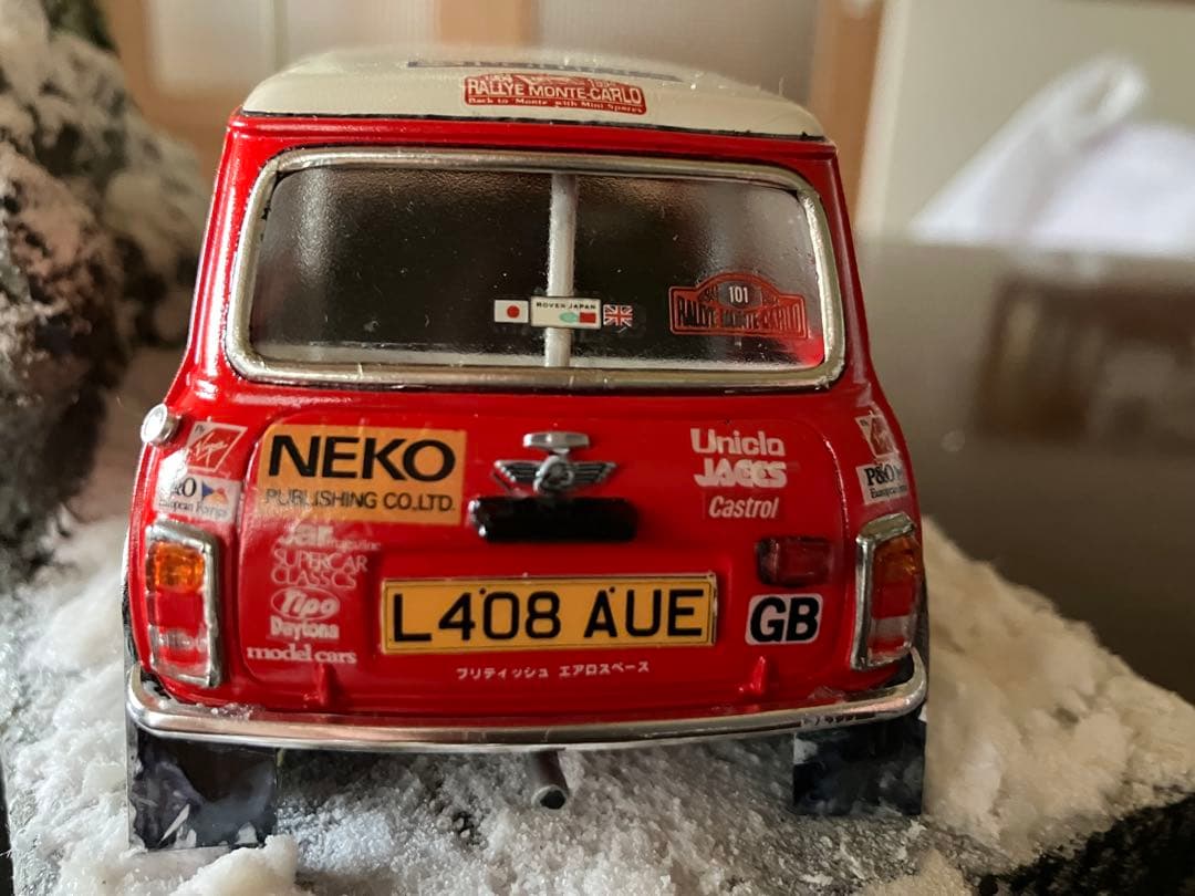 MiniCooper1/24フジミ1.3iモンテカルロ1994 ジオラマケース付