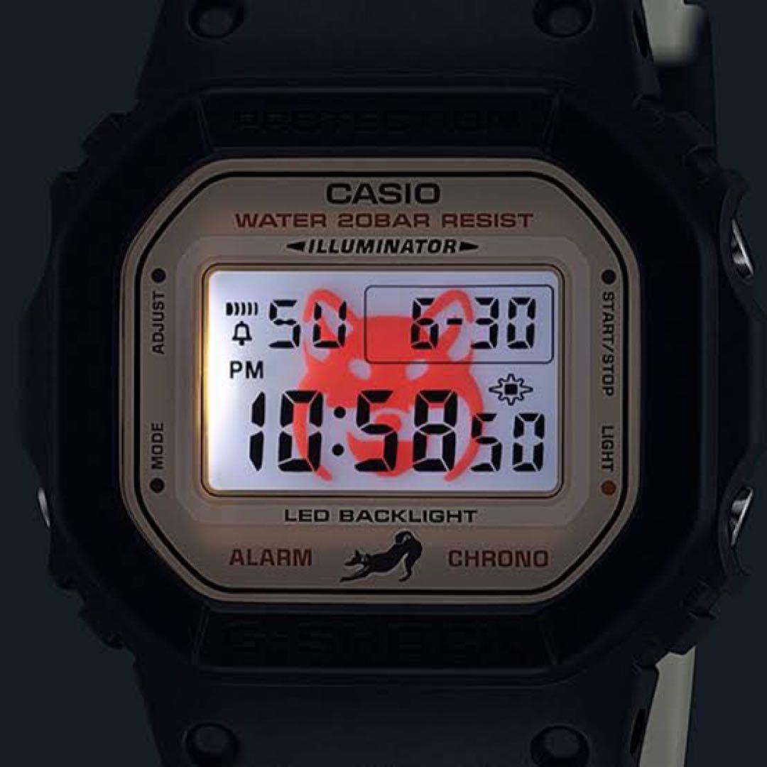 CASIO G-SHOCK DW-5600SHB-1JR 柴犬モデル