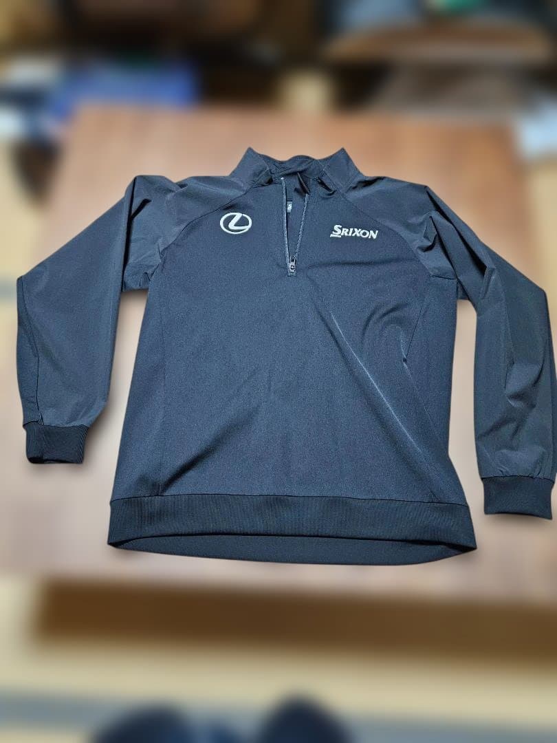 松山選手モデルSrixonカラーブロックハーフジップアップジャケットsizeXL
