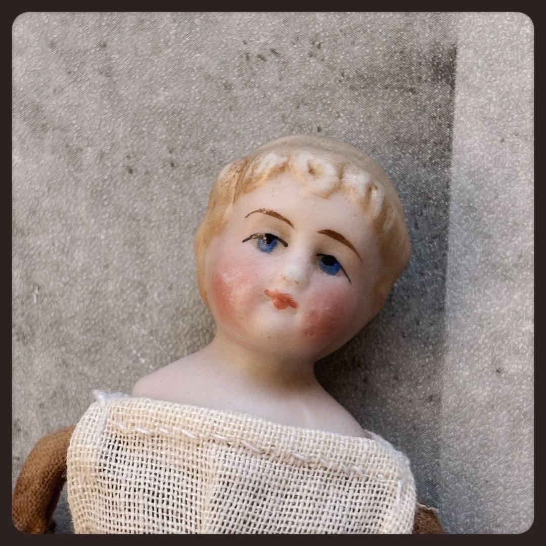 レアアンティーク ハイランドメアリーの少女　 パリアンドール　チャイナヘッド