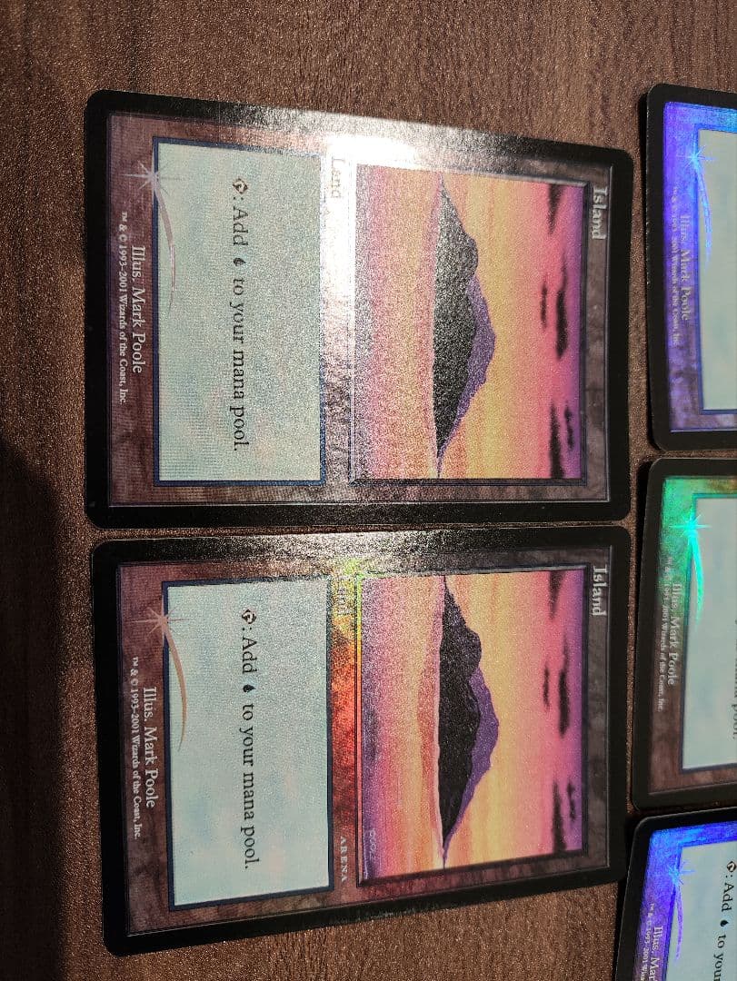 【Foil】《島/》[アリーナ] 5枚セット mtg