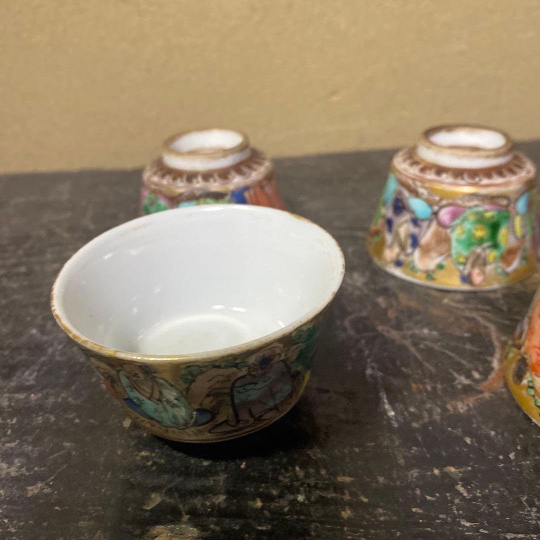 高橋道八　煎茶器5脚セット