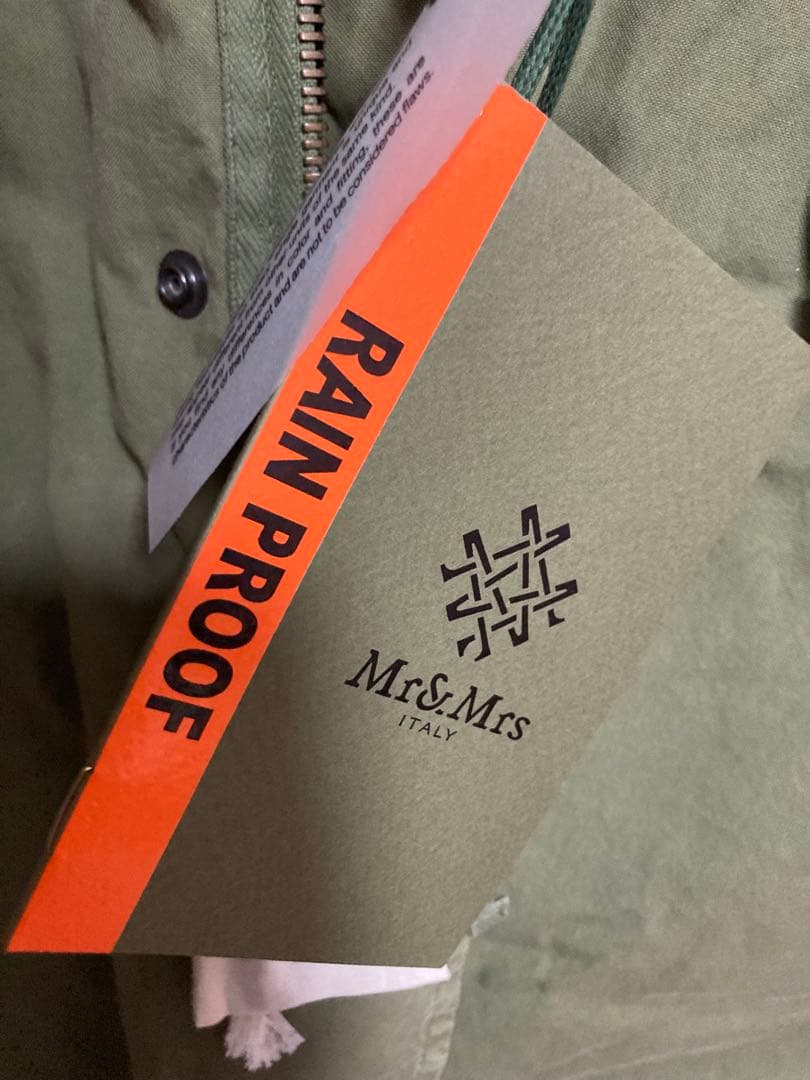 Mr&Mrs Italy 極上ラクーン&コヨーテ モッズコート XXS