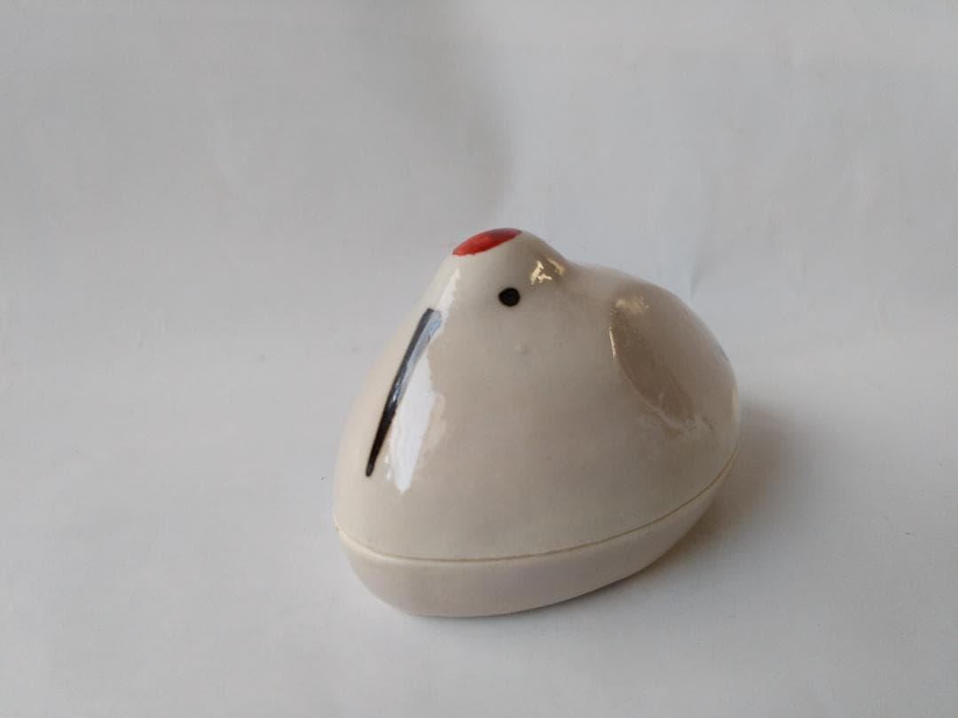 平安 高野昭阿弥 鶴香合 茶道具 懐石道具 香合 共箱 新品 未使用 保管品