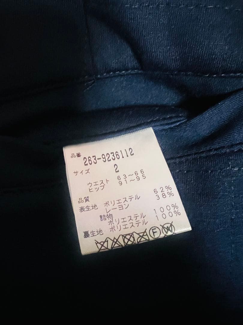 Jack Bunny!! レディース ゴルフパンツ サイズ2 ネイビー