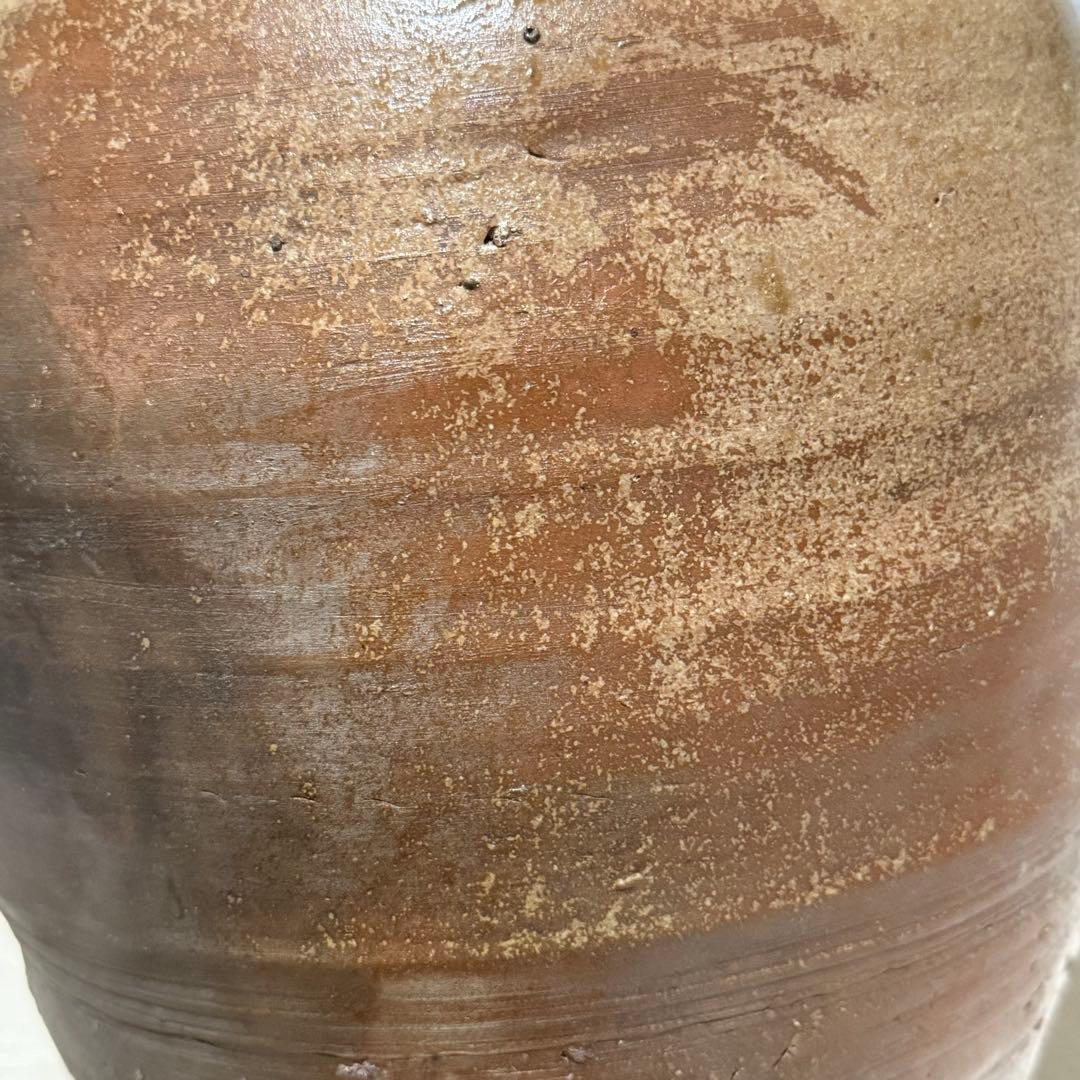 古備前 備前焼 壺 三耳壺 胴陶印