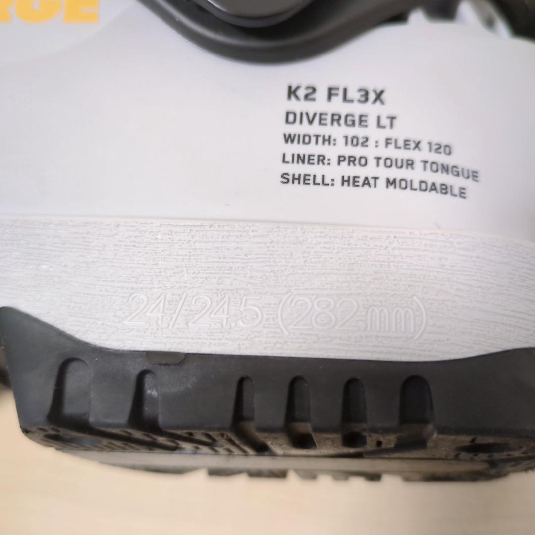 K2 FL3X DIVERGE LT スキー靴 24-24.5 FLEX120