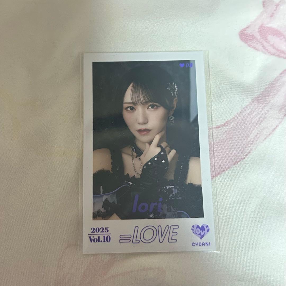 野口衣織 ミニフォト Vol.10レア 黒衣装 = LOVE