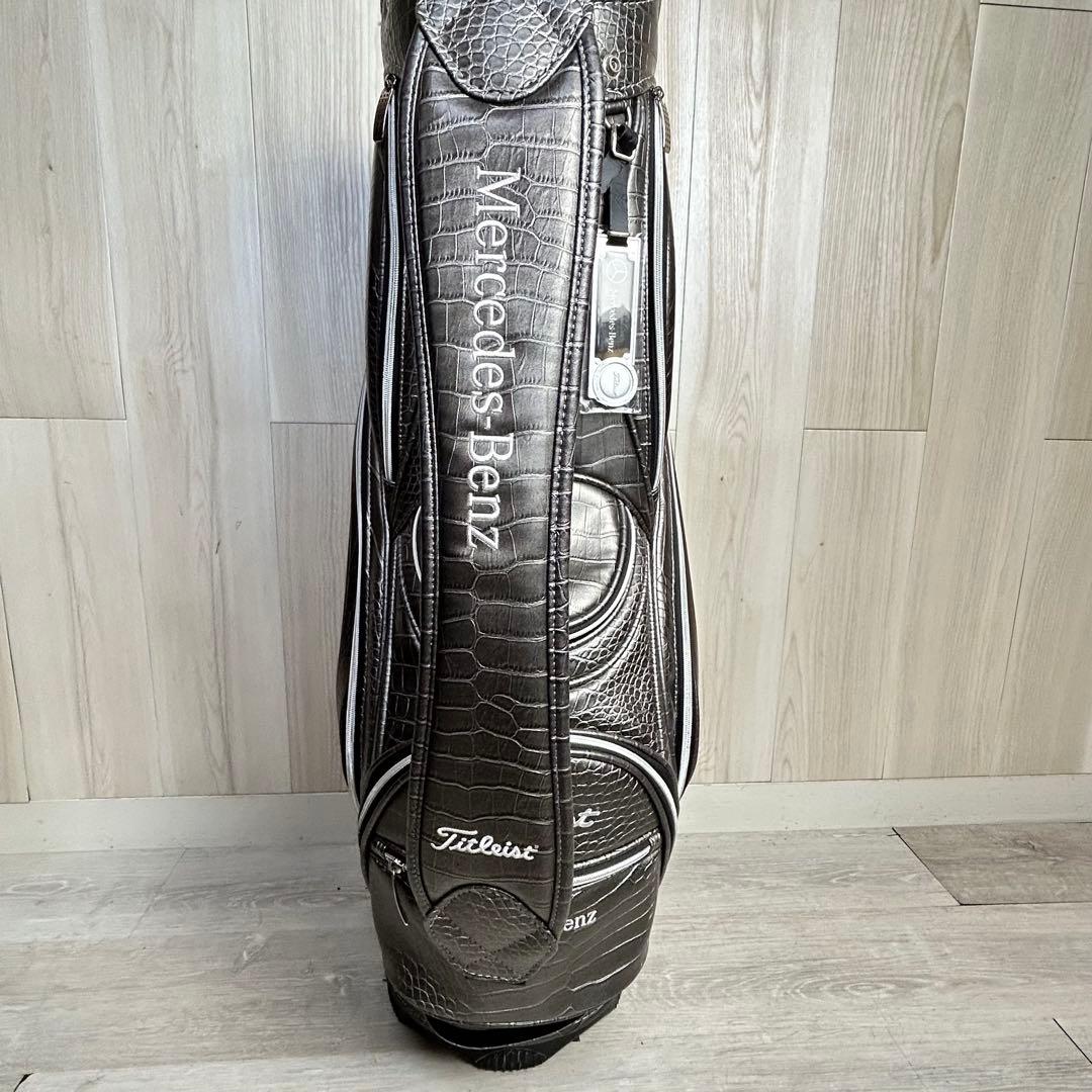 【美品！】タイトリスト メルセデスベンツ ゴルフキャディバッグ 限定品ワニ