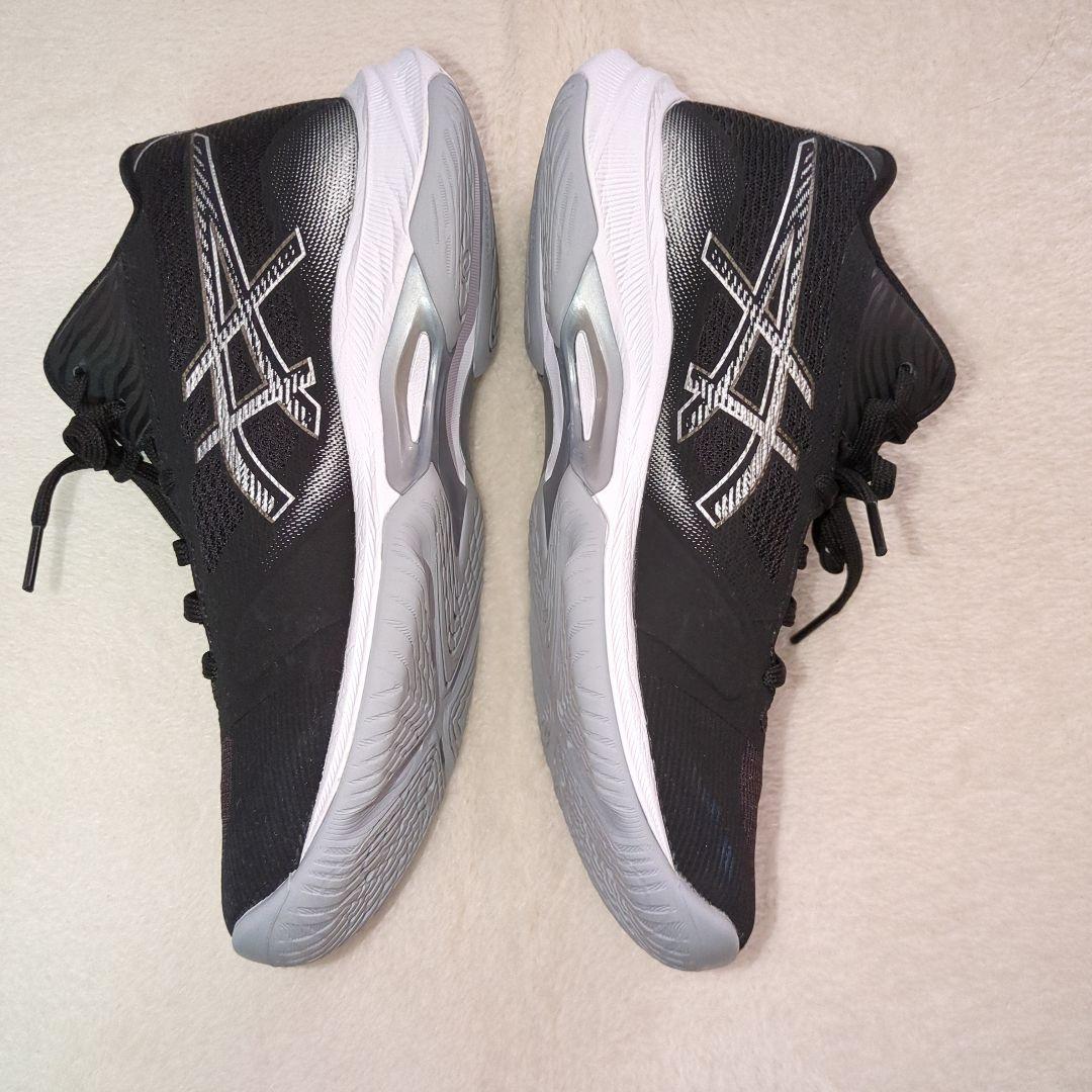 ASICS バレーボールシューズ ブラック/シルバー