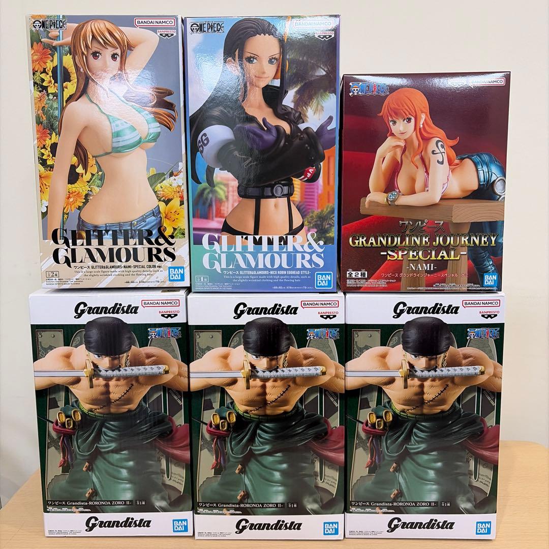 ワンピース フィギュアセット GLITTER & GLAMOURS