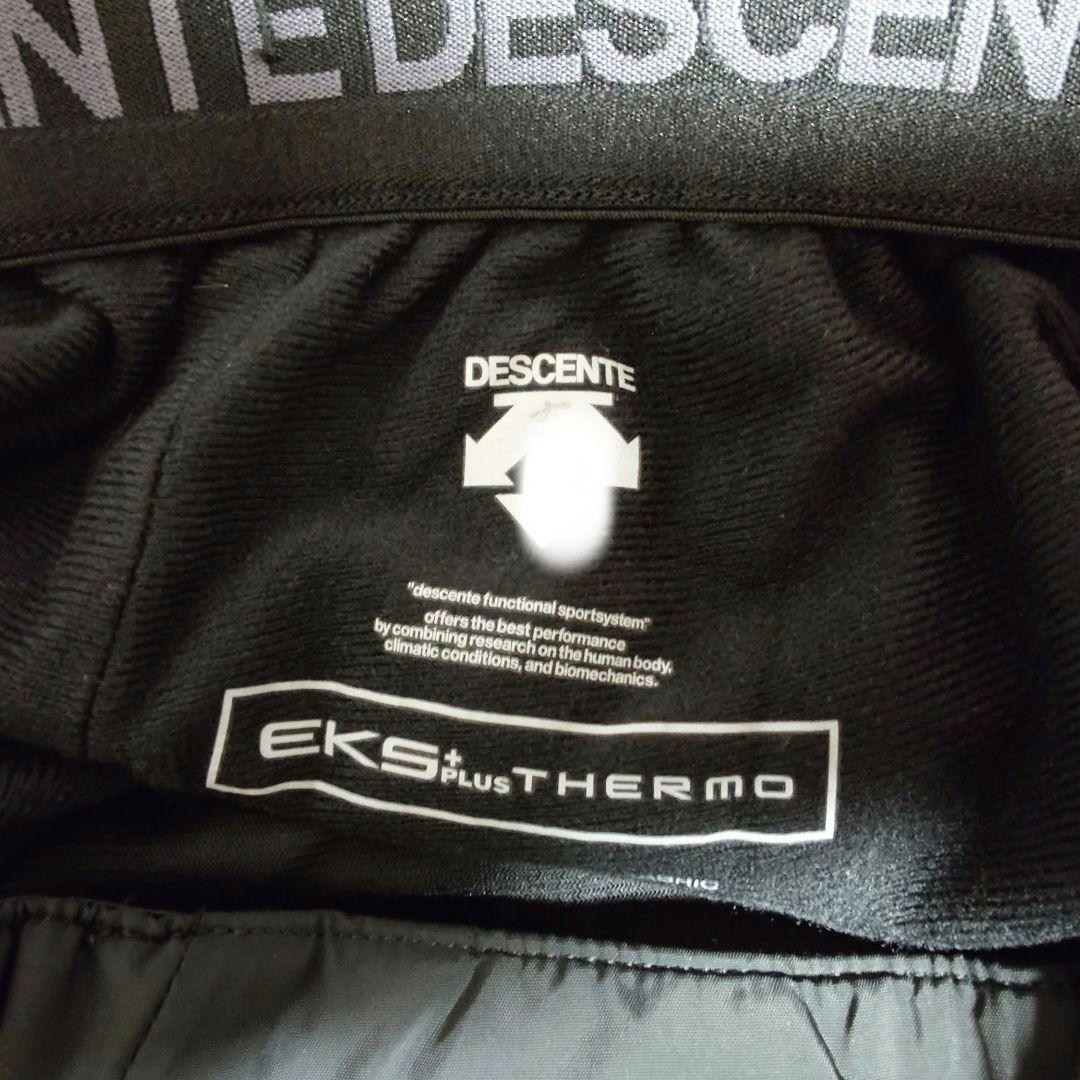 デサント　セットアップ　防寒仕様　中厚　シャカシャカ　黒　Lサイズ