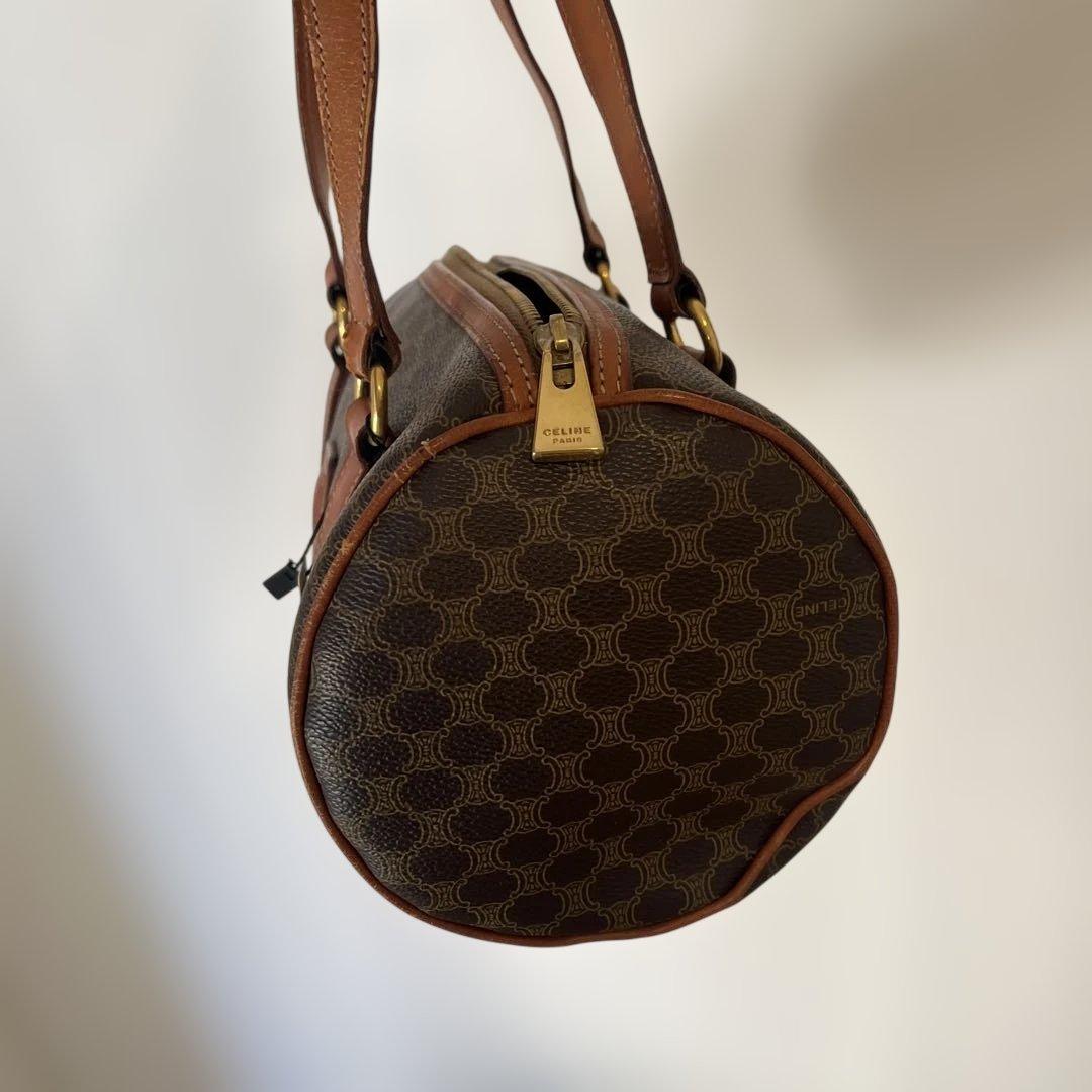 Celine ブラウン ハンドバッグ 円筒形 レア