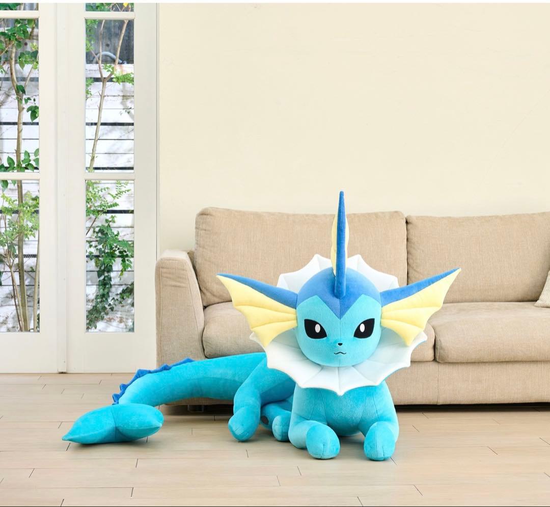 限定特価 等身大 シャワーズ ぬいぐるみ 寝そべり