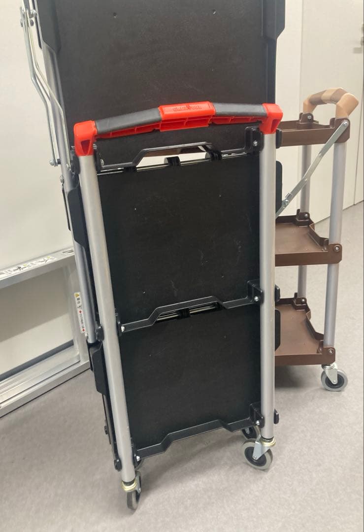 万能折りたたみワゴン　黒のみ