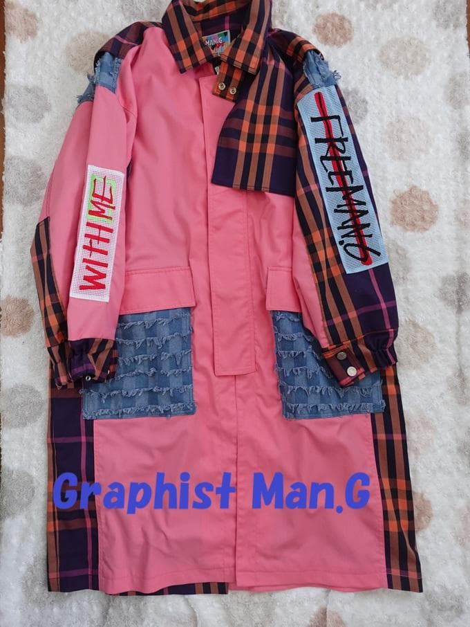 新品同様☆Graphiste Man.G　グラフィストマンジー男女兼用　コートF