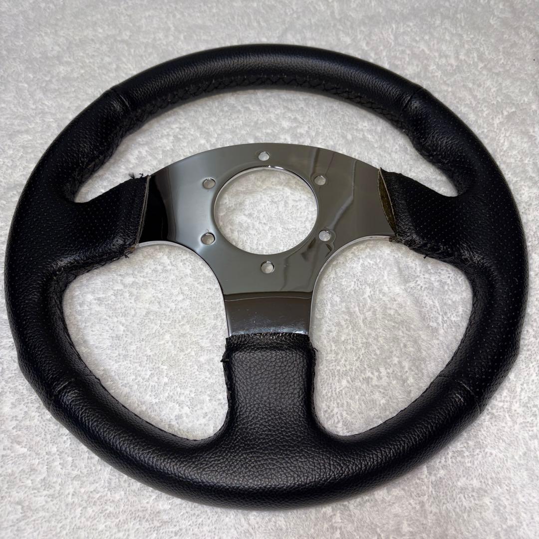 ステアリング レザー 28パイ 美品