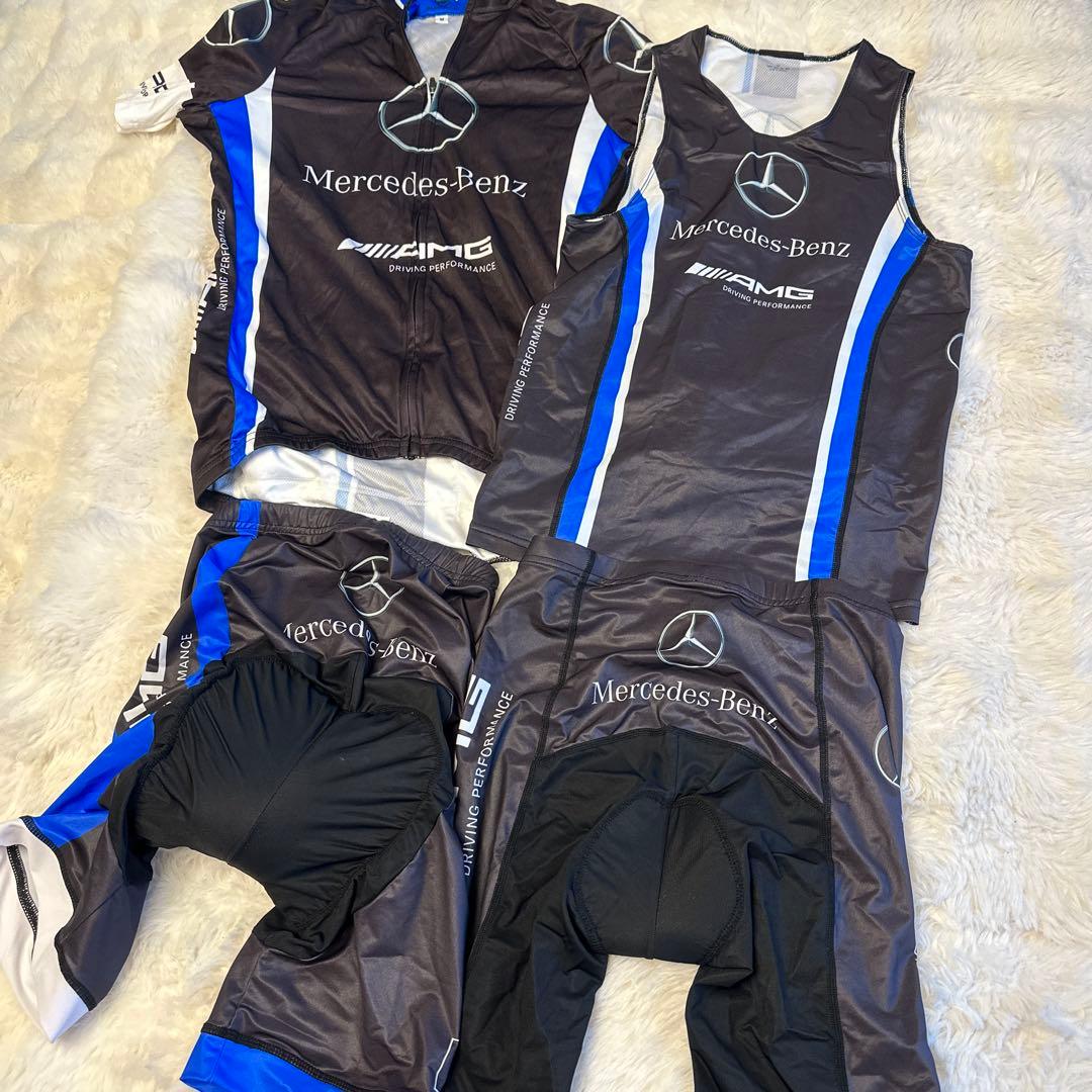 【未使用】メルセデスベンツ サンボルト オリジナルバイクジャージ トライウェア
