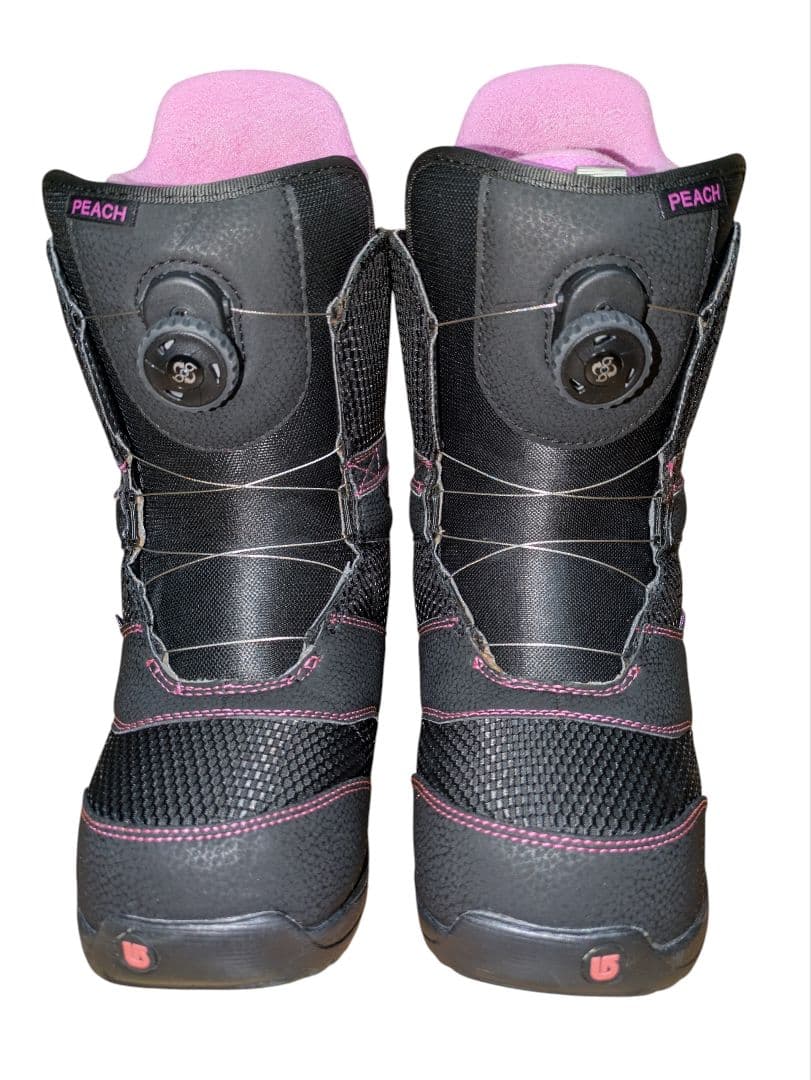 BURTON スノーボードブーツ PEACH BOA 女性用 ブラック/ピンク
