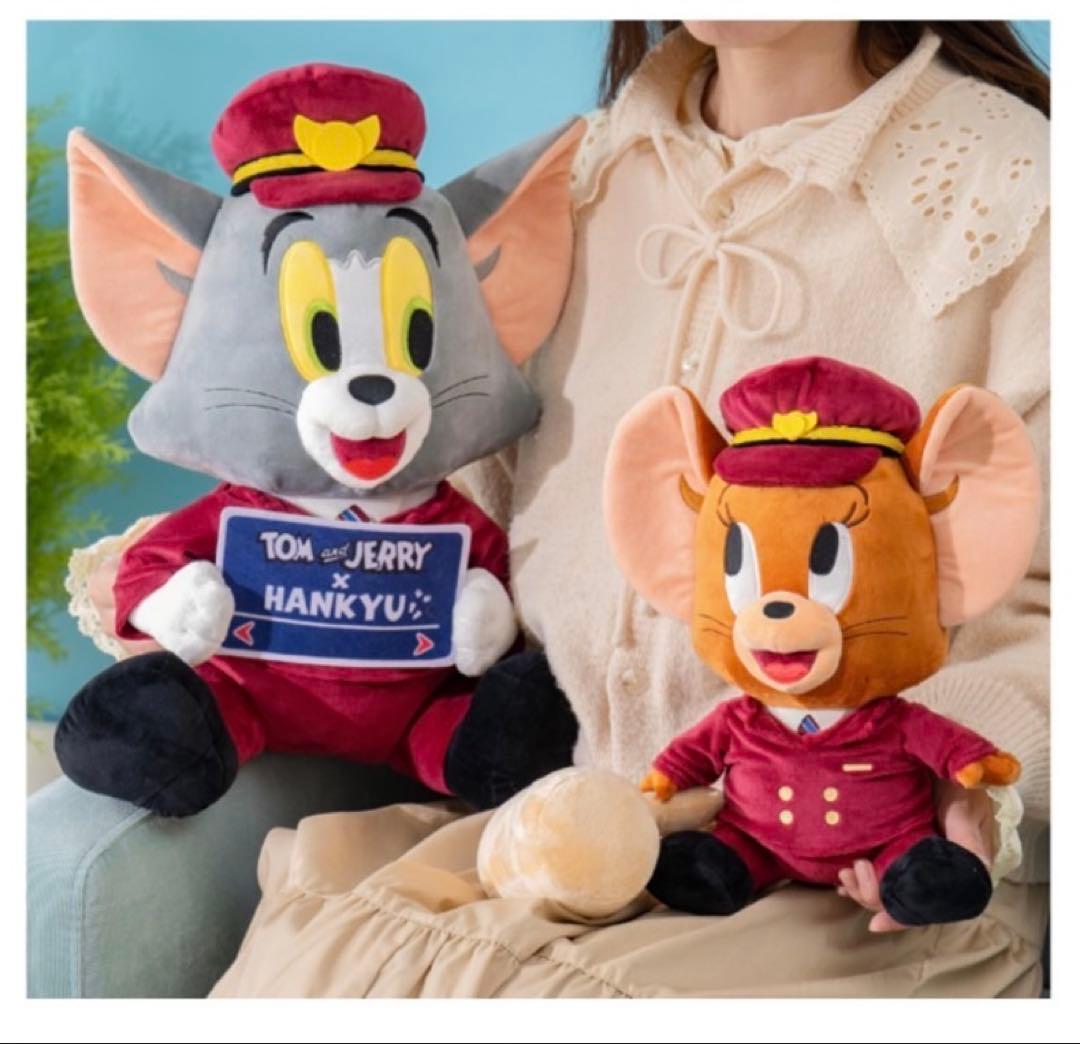 阪急　添乗ぬいぐるみ2種セット「トムとジェリー」＋「ジェリーとタフィー」