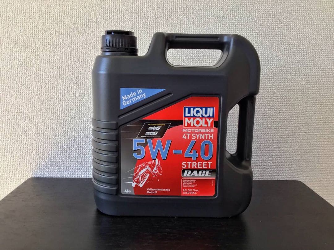 【4L 】 リキモリ バイク用 5W-40 シンセ ストリートレース MOTUL