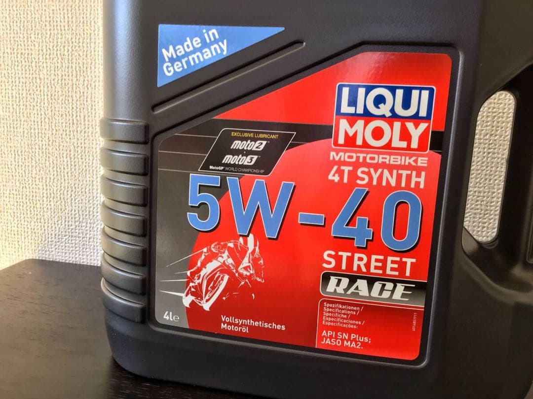 【4L 】 リキモリ バイク用 5W-40 シンセ ストリートレース MOTUL