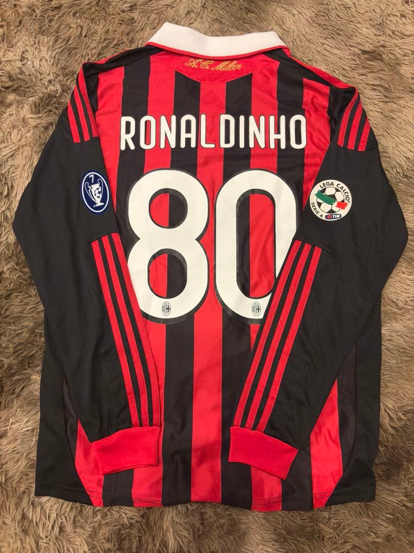【当日発送】ロナウジーニョ ACミラン ユニフォーム