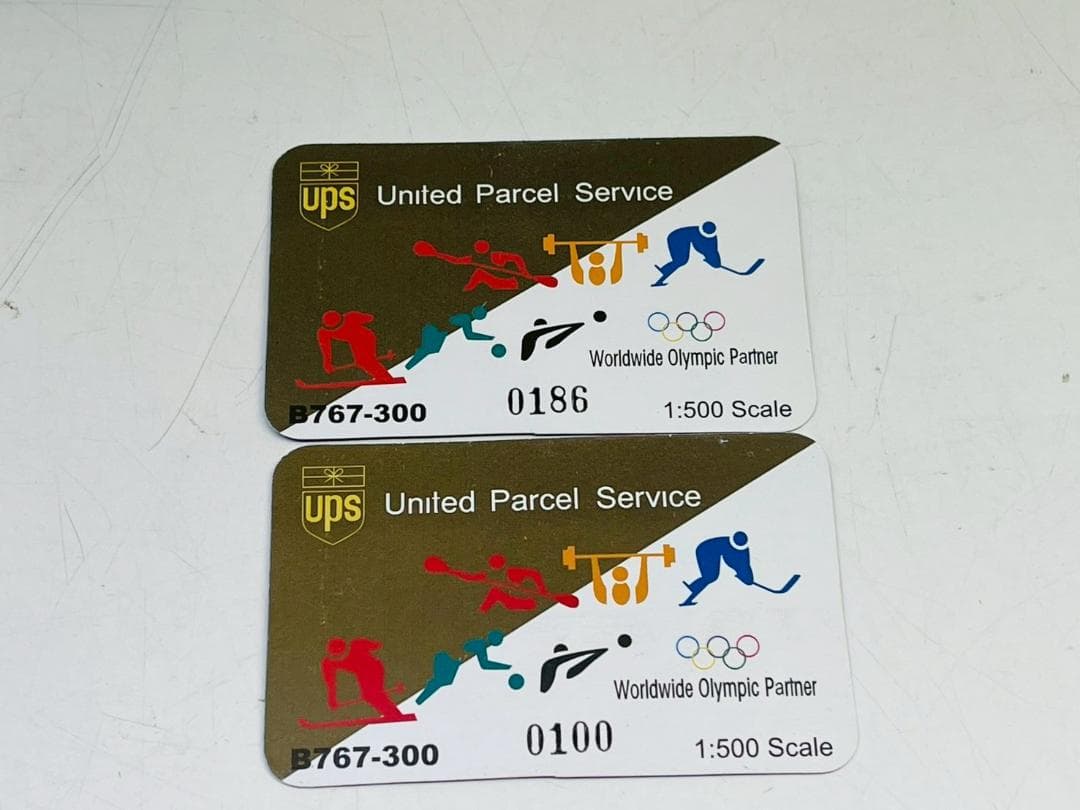 181Z UPS ボーイング 767-300 1/500 スケール オリンピック