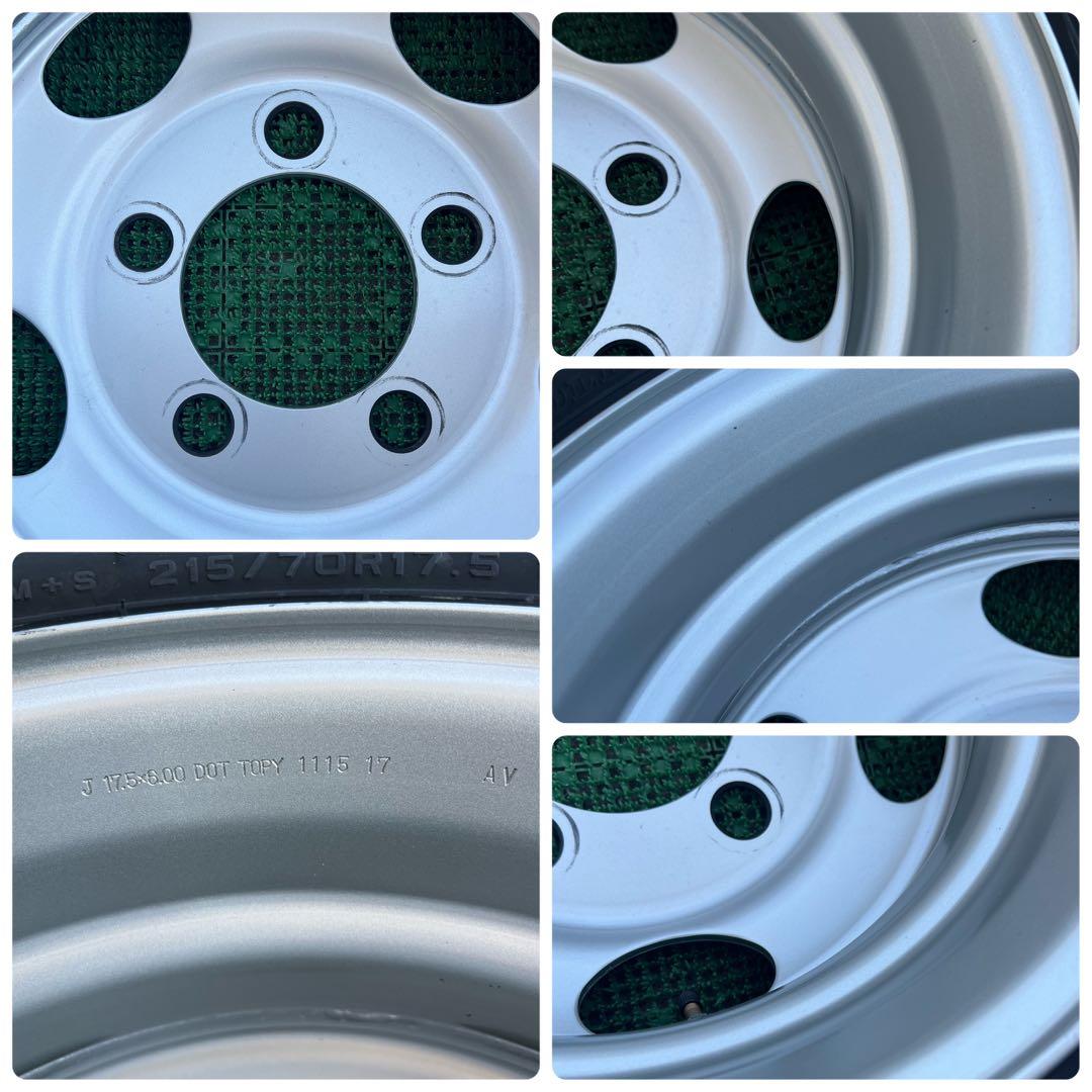 コースター リエッセⅡ スタッドレスタイヤ215/70R17.5・3本①