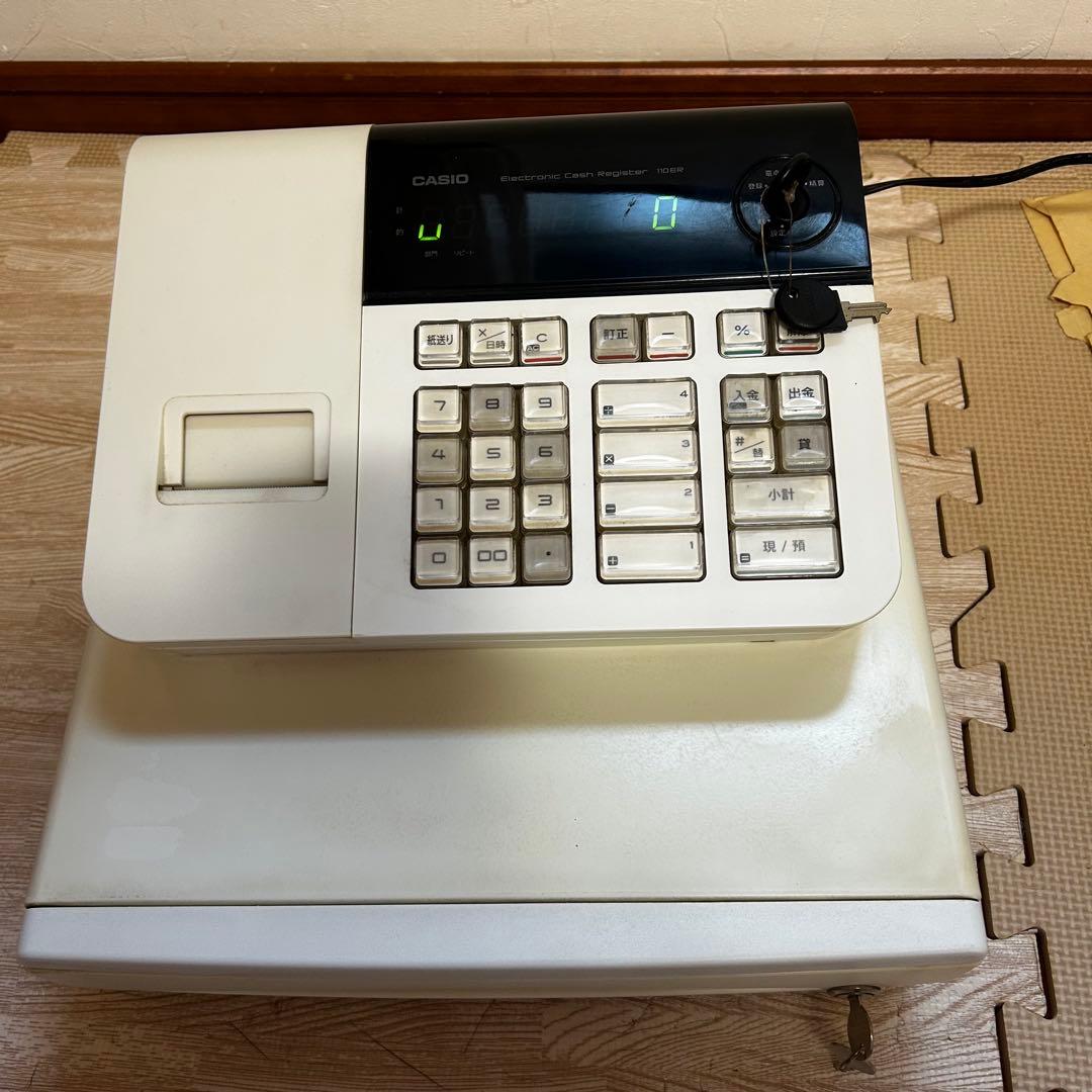 カシオ レジスター 4部門 小型ドロア 110ER 本日限定値下げ価格