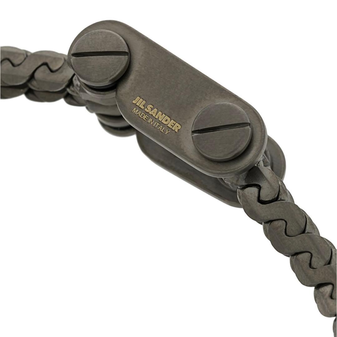 【未使用品】JIL SANDER シルバー チェーン ブレスレット