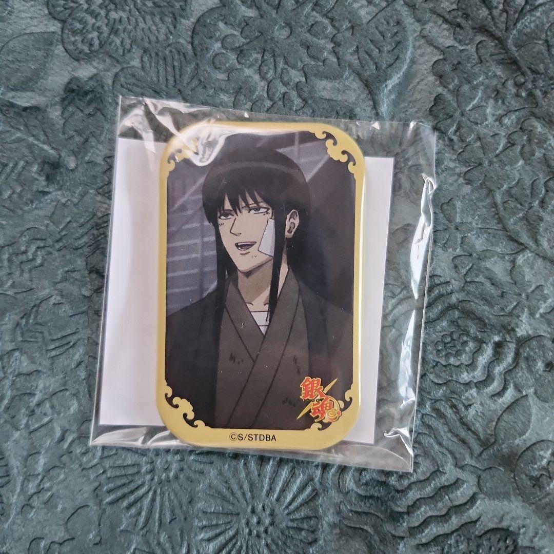 桂小太郎　缶バッジ　スクエア　銀魂 キャラポップストア エリザベスの挑戦状」C賞