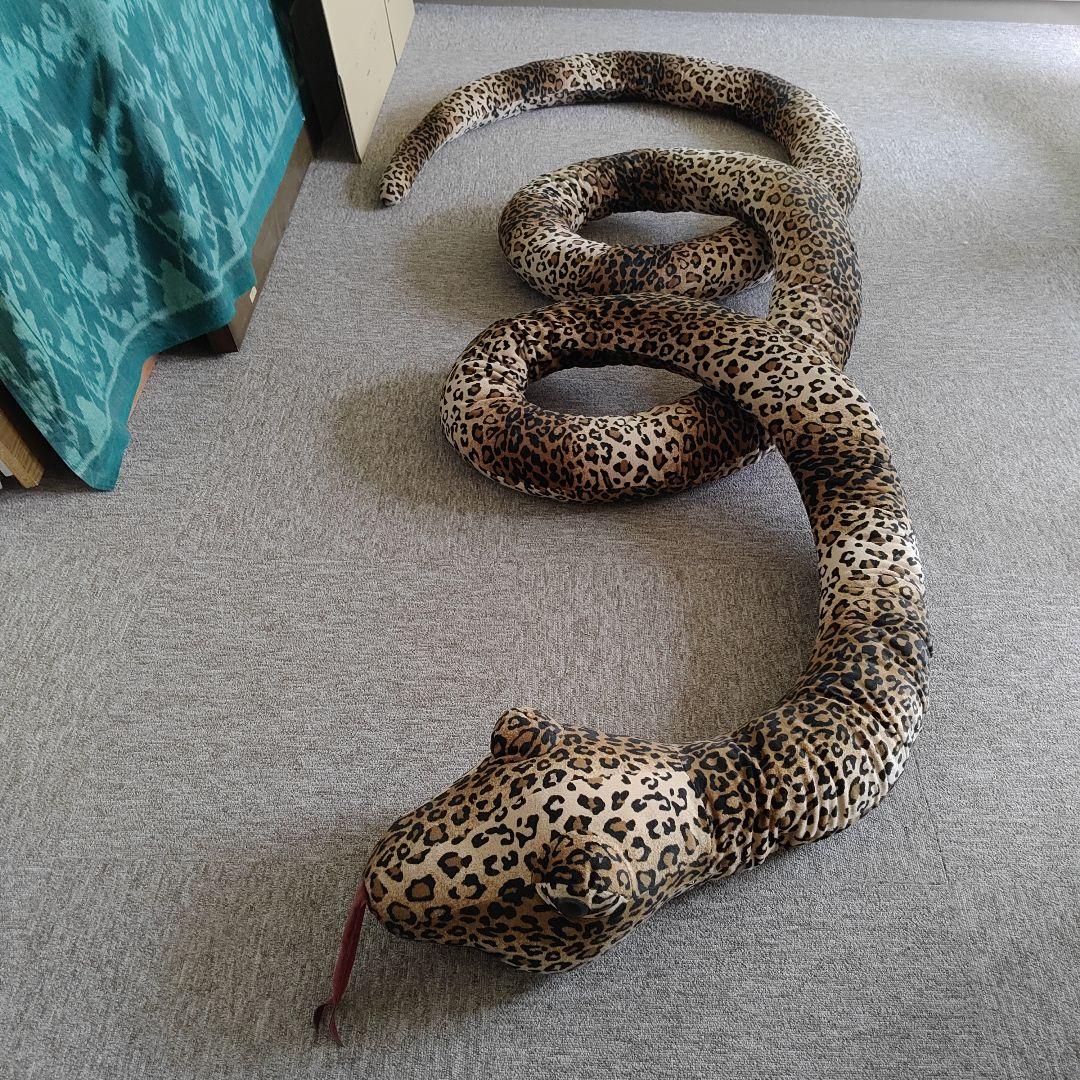 レア特大アナコンダリアルぬいぐるみ 全長約7m20cm