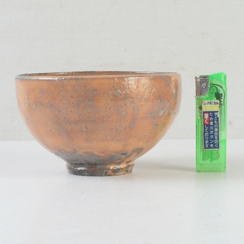 茶道具　萩焼　天耳窯　十三代坂田泥華造　茶碗　共箱　C　9869