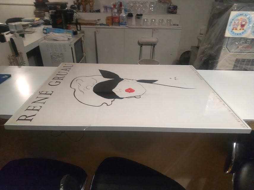 ルージュベイザー 1948年 パリ RENE GRUAU ルネグリュオ ポスター