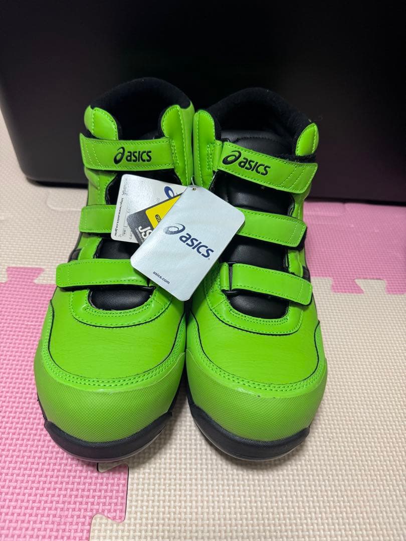 asics 安全靴 FIS53S グリーン 未使用28cm ウィンジョブ 53s