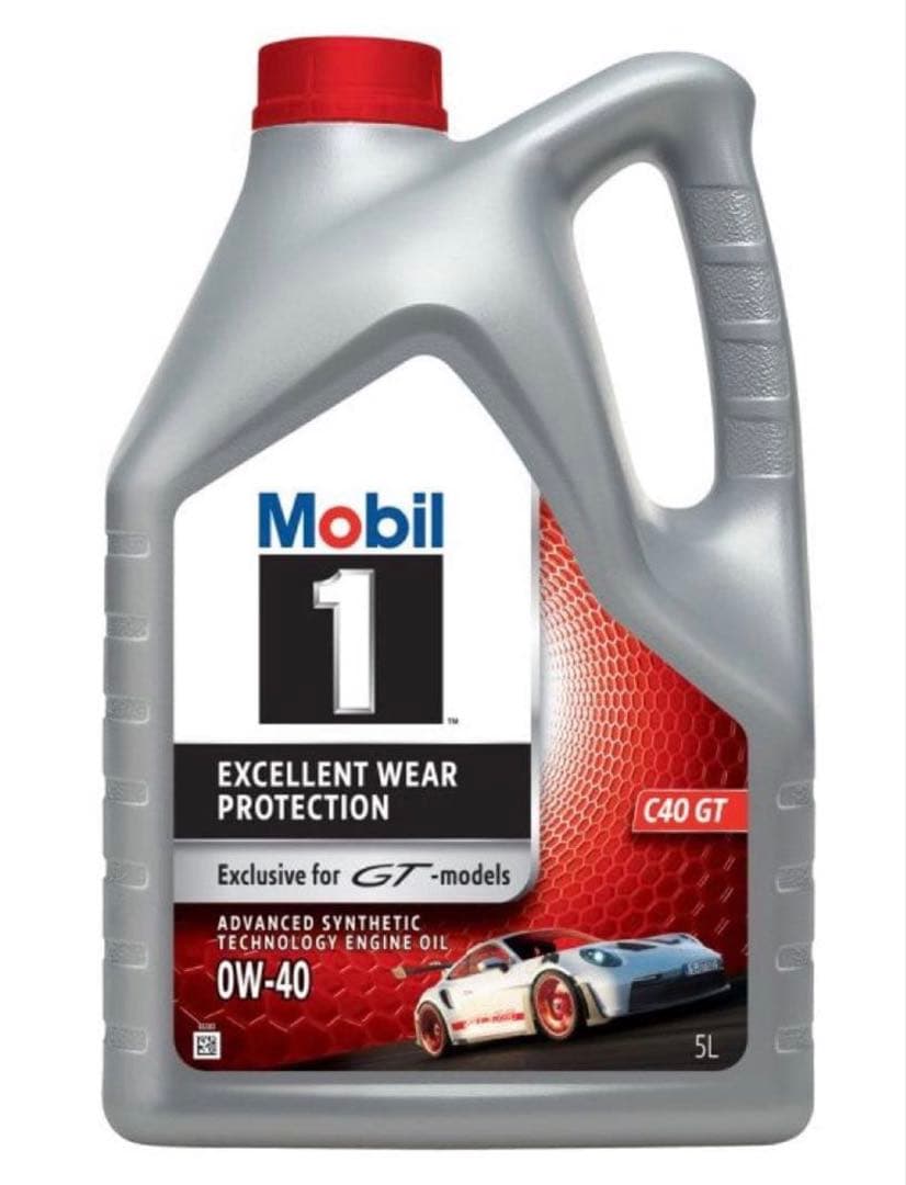 Mobil 1 C40 GT 5L エンジンオイル ポルシェ 0w-40