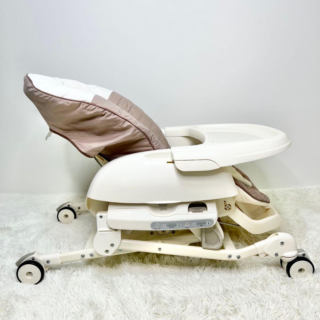 美品 Combi ネムリラAT ハイローチェア 電動 バウンサー