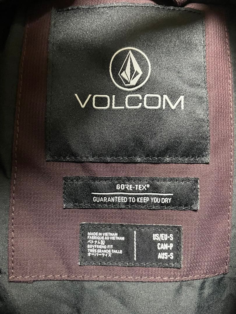 【美品】volcom GORE-TEX レディースS プルオーバー