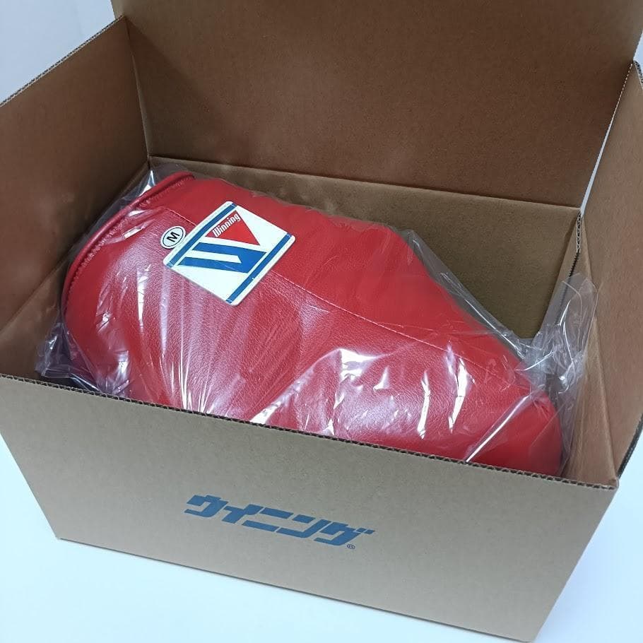 Winning ウイニング ボクシング カッププロテクター Ꮇサイズ 赤 ⑥