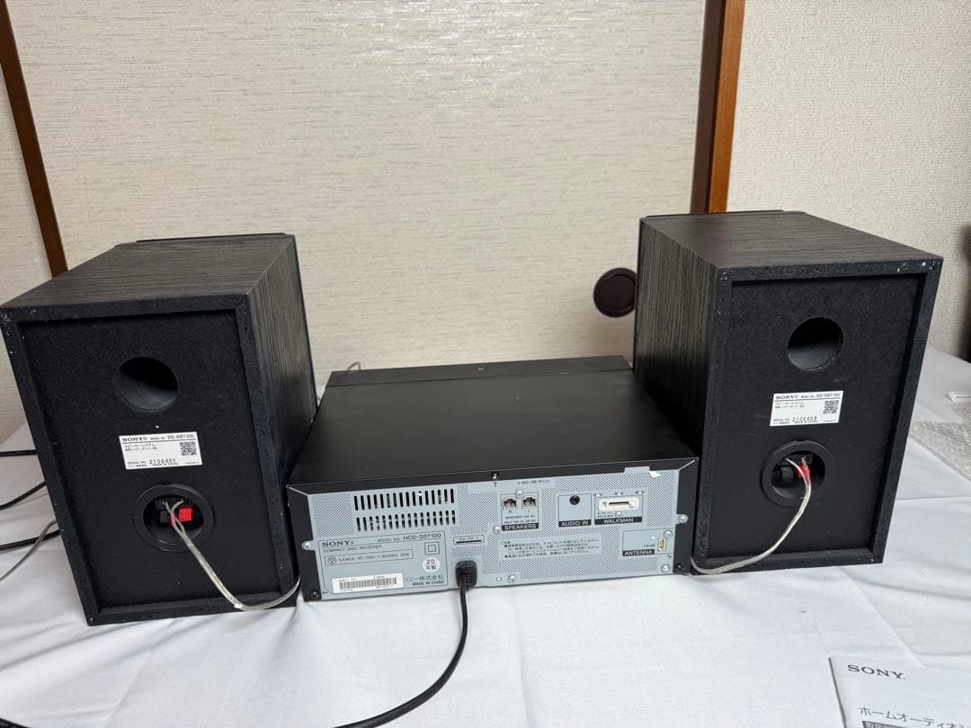 SONY CMT-SBT100 ミニコンポ Bluetooth CDリモコン付