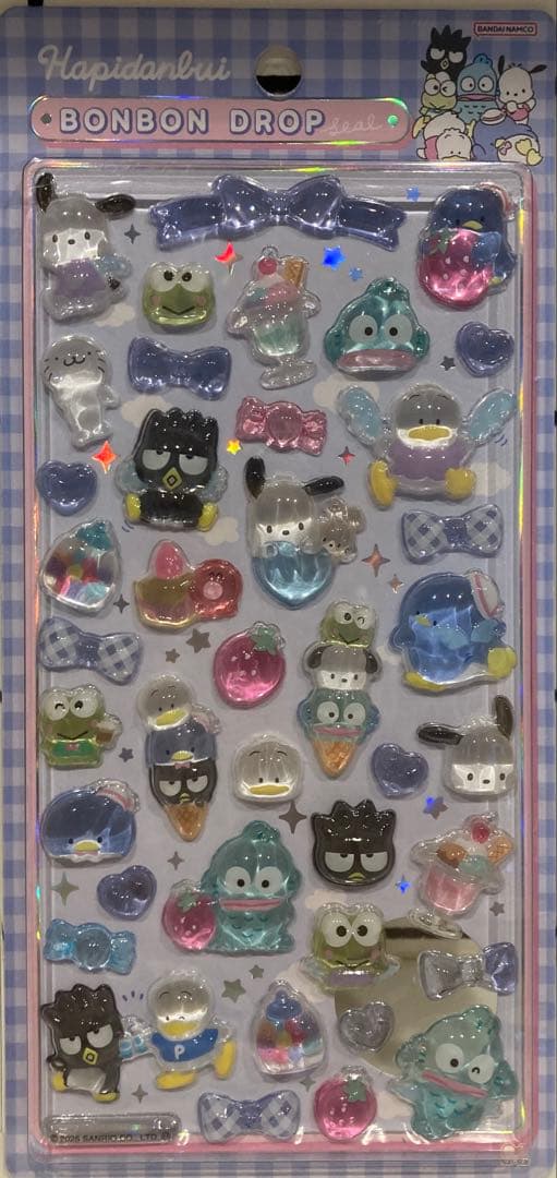 ボンボンドロップシールサンリオ正規品コンプリート8種